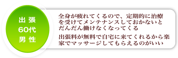 50代女性のご感想